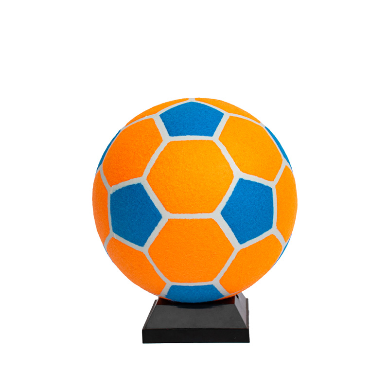 Orange Soccer Ball Shape Inflatable Tennis Ball