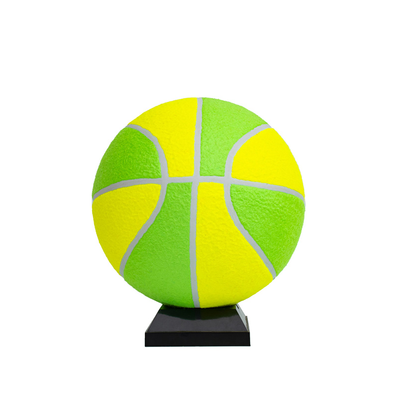 Green Yellow Inflatable 9.5Inch Beach Tennis Ball