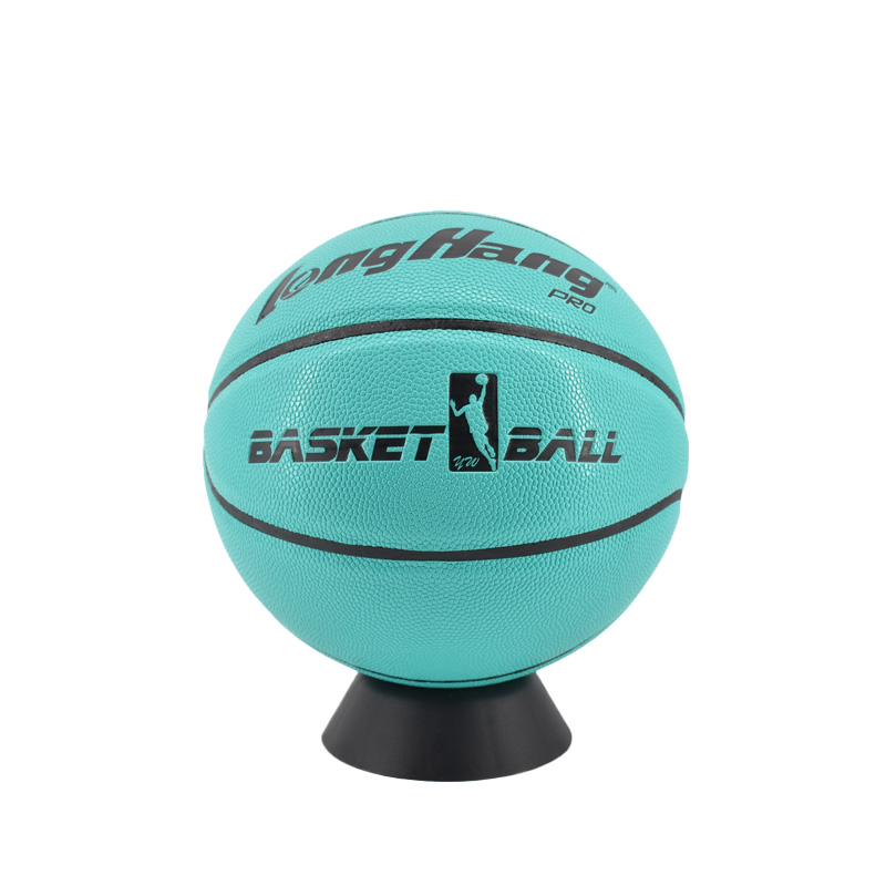 Customized Logo 7# PVC leather laminated basketball