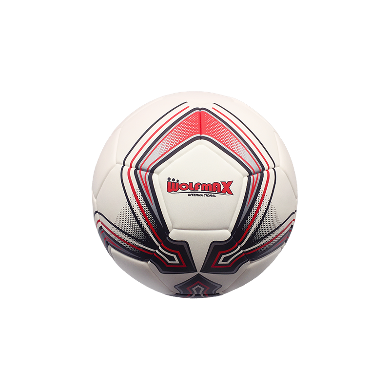 Colorful PU foam leather machine sewed soccer ball