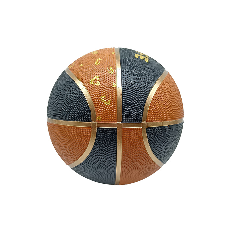 Outdoor color rubber basketball 